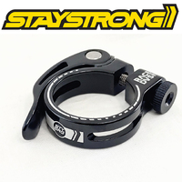 Staystrong Chevron Seat Post Clamp Q/R 34.9mm (Black)