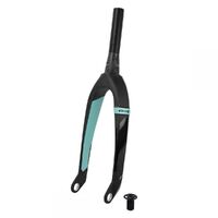 IKON BMX Carbon 20" Fork 20mm (Black-Teal) Tapered