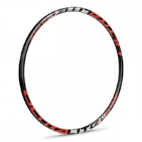IKON Alloy Rim 20 x 1.1/8" 28H No Brake (Black/Red)