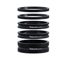 ONYX Headset Spacer Kit Alloy 5pce. 1.00" (Black)